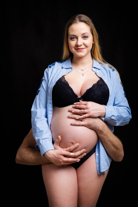 těhotenské objetí